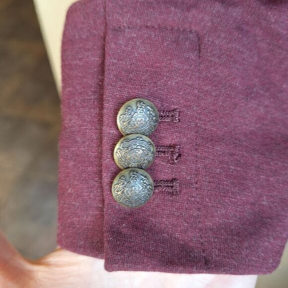 J. Crew School Boy Blazer burgundy 00 - Picture 3 of 8